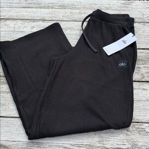 ALO Muse Wide Leg Pant - Black SIZE XS NWT